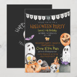 Invitación de Halloween Trick o Tret