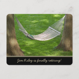 Invitación de Hamaca de Jubilación