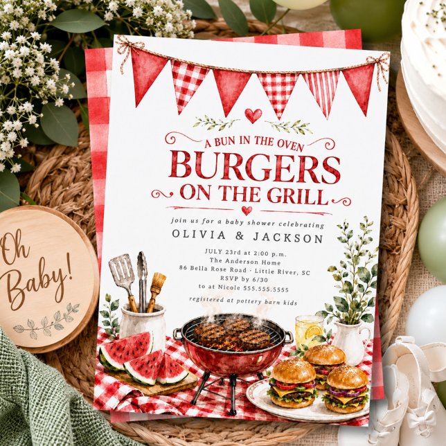 Invitación de Hamburguesas a la Parrilla de Gingha (Subido por el creador)