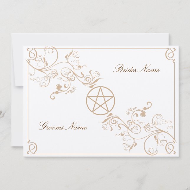 Invitación de Handfasting (Anverso)