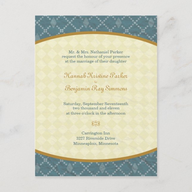 Invitación de Hannah (Anverso)