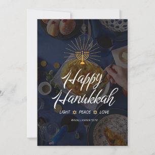 Invitación de Hanukkah de Luz Paz Amor