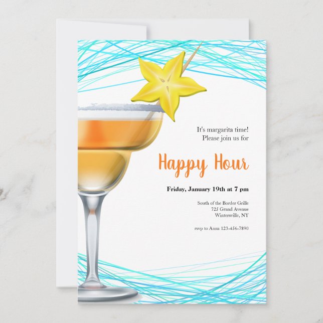  Invitación de Happy Hour (Anverso)