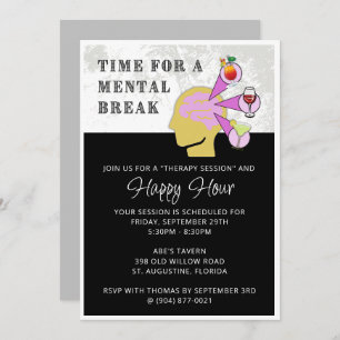 Invitación de Happy Hour   Interrupción mental