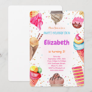 Invitación de helado