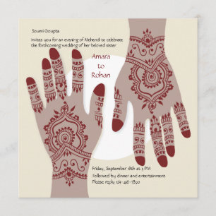 Invitación de Henna Hands
