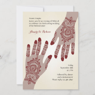 Invitación de Henna Hands