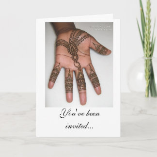 Invitación de Henna Party