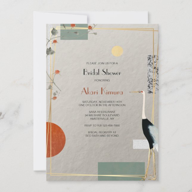 Invitación de Heron Frame (Anverso)