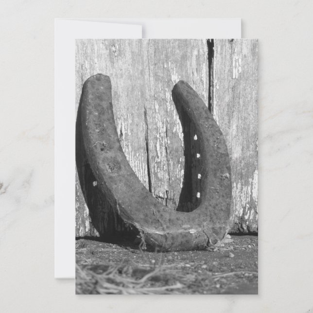 invitación de herradura (Anverso)