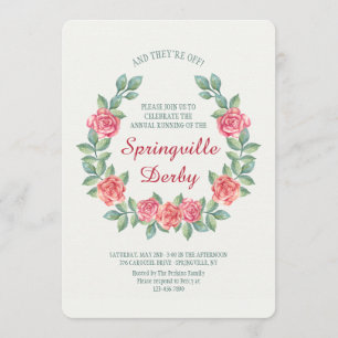 Invitación de Herradura de Rosas
