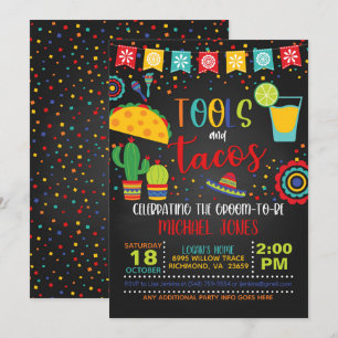 Invitación de Herramientas y Tacos