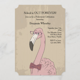Invitación de Hipster Flamingo