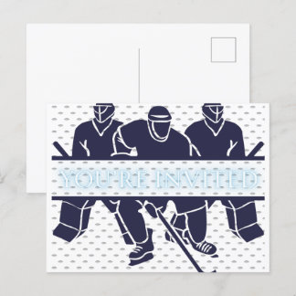 invitación de hockey