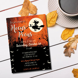 Invitación de Hocus Pocus Halloween
