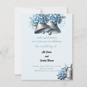 Invitación de Hortensia Azul 'Hear the Bells'