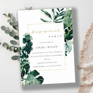 INVITACIÓN DE HUELGA FOLIAGE URBANA TROPICAL MONST