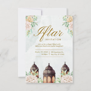 Invitación de Iftar de Ramadán de Lujo Islámico