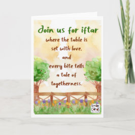 Invitación de Iftar - Paisaje
