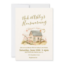 Invitación de inauguración de casa