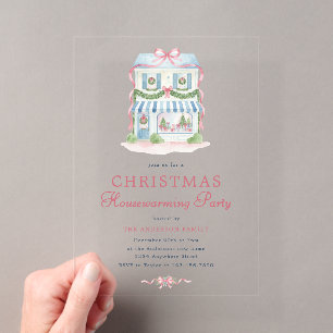 Invitación de inauguración de casa con temática de