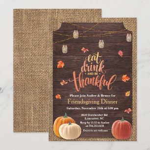 Invitación de inauguración de casa de otoño con ca