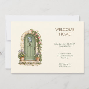 Invitación de inauguración de la casa de campo Sag