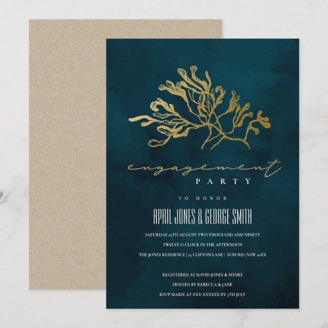 INVITACIÓN DE INCORPORACIÓN A LAS AGUAS SUBMARINAS (Anverso / Reverso)