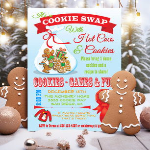 Invitación de intercambio de cookies de cute