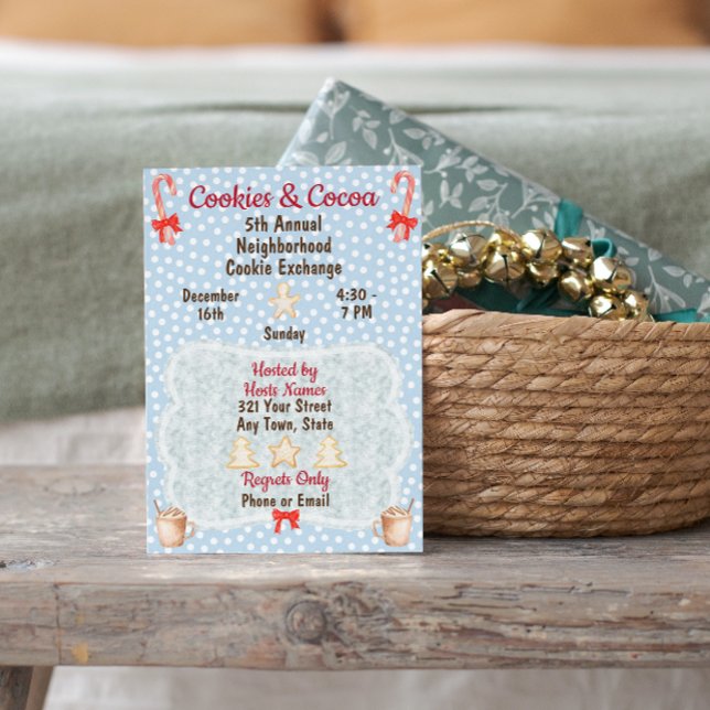 Invitación de intercambio de cookies de navidades (Subido por el creador)