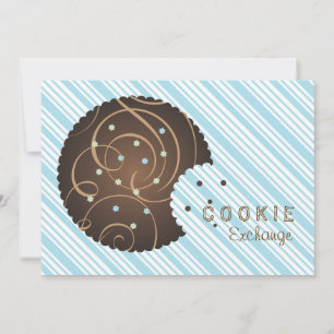 Invitación de intercambio de cookies de vacaciones