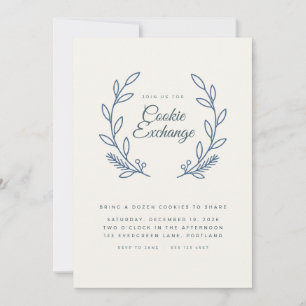 Invitación de intercambio de galletas de Navidad C
