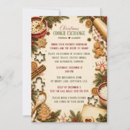 Invitación de Intercambio de Galletas de Navidad V