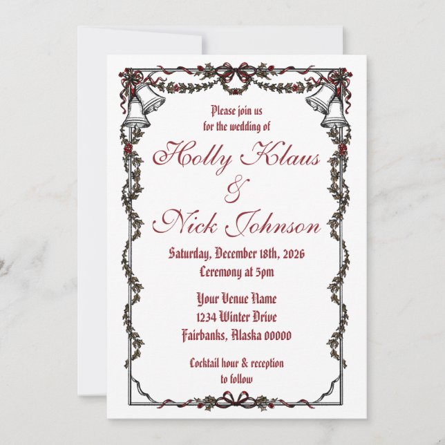 Invitación de Invierno (Anverso)