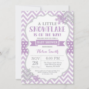 Invitación de invierno a Baby Shower Accidente de 