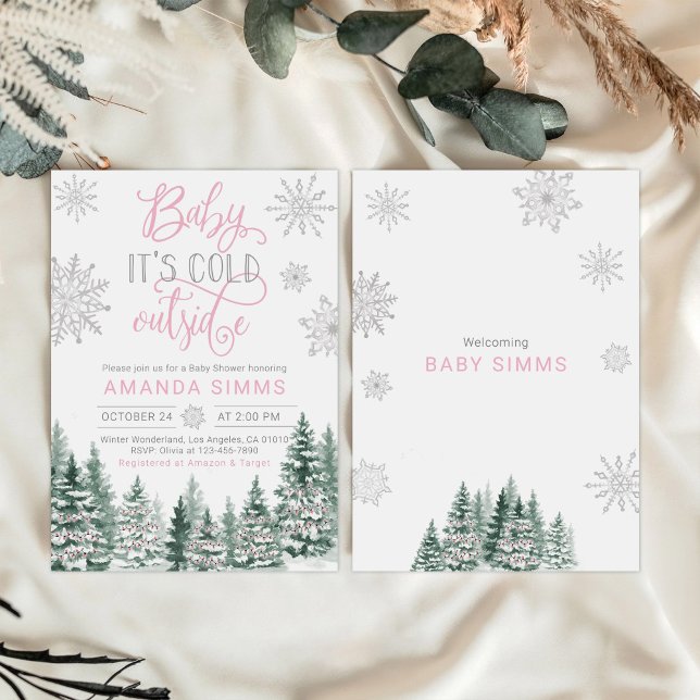 Invitación de invierno a Baby Shower hace frío afu (Subido por el creador)