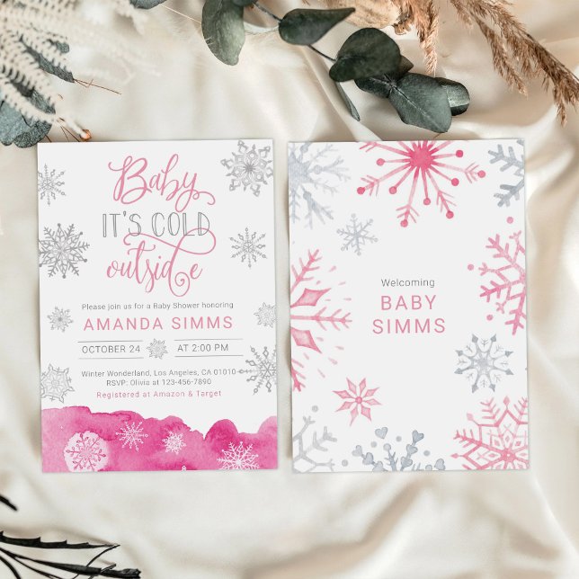 Invitación de invierno a Baby Shower hace frío afu (Subido por el creador)