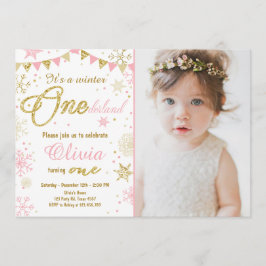 Invitación de invierno por el cumpleaños de Omnder