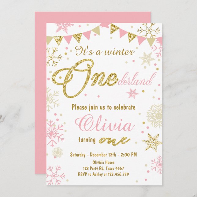 Invitación de invierno por el cumpleaños de Omnder (Anverso / Reverso)