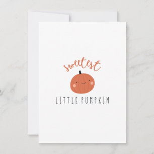 invitación de invitación a calabaza más dulce