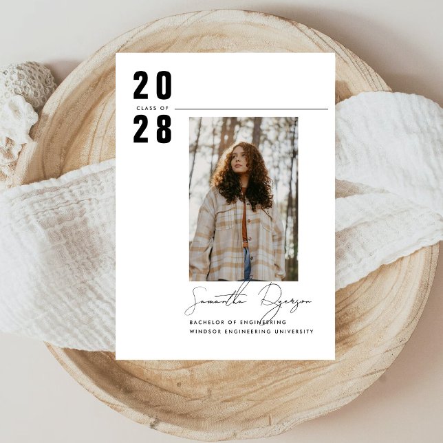 Invitación de invitación a graduación (Front)