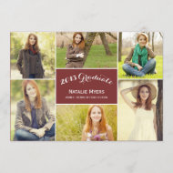 Invitación de invitación a graduación de colegios 