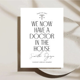 Invitación de invitación a graduación médica