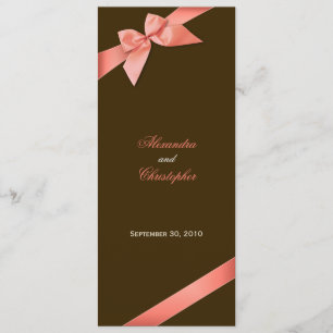 Invitación de invitación a la boda de cinta roja d