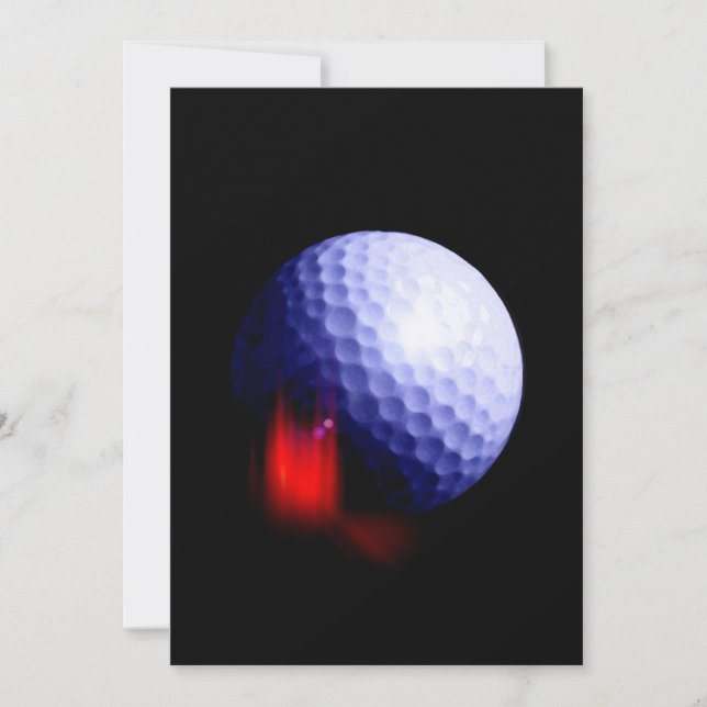 Invitación de invitación al golf (Anverso)