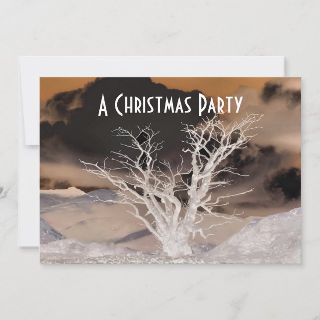 INVITACIÓN DE INVITACIÓN DE MONTAÑA (Anverso)