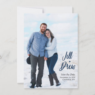 Invitación de Jill para salvar la fecha de su boda