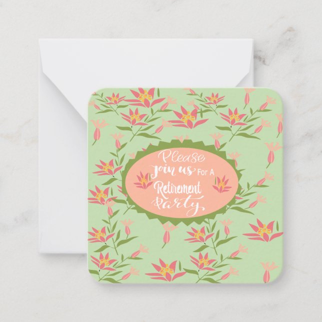 Invitación de jubilación  (Anverso)