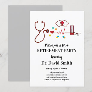 invitación de jubilación de médicas