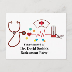 invitación de jubilación de médicos